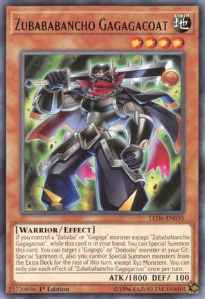 Zubababancho Gagagacoat (Rare) [LED6-EN035] 1st Edition