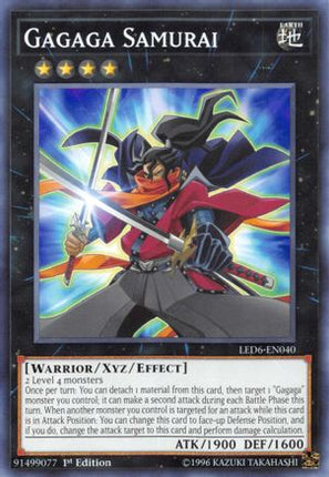 Gagaga Samurai (Common / Short Print) [LED6-EN040] 1st Edition