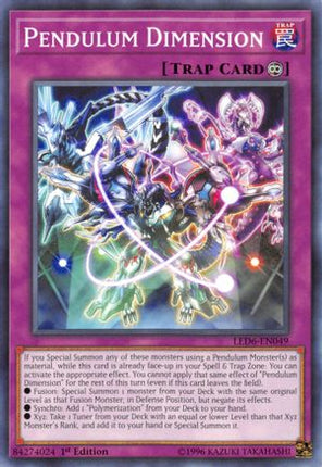 Pendulum Dimension (Common / Short Print) [LED6-EN049] 1st Edition