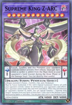 Supreme King Z-ARC (Common / Short Print) [LED6-EN054] Unlimited