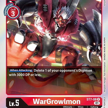 WarGrowlmon [ST7-08] (Gen Con 2022) [Starter Deck: Gallantmon Promos]
