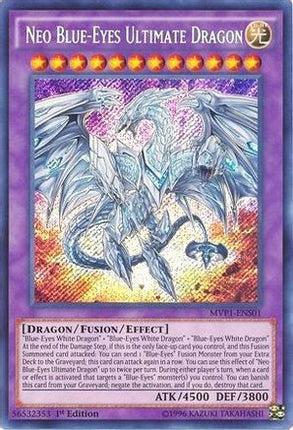 Neo Blue-Eyes Ultimate Dragon (Secret Rare) [MVP1-ENS01] 1st Edition