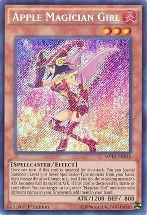 Apple Magician Girl (Secret Rare) [MVP1-ENS15] 1st Edition