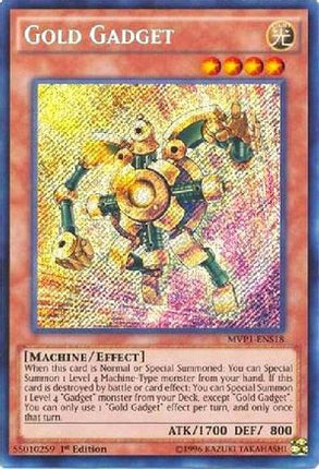 Gold Gadget (Secret Rare) [MVP1-ENS18] 1st Edition