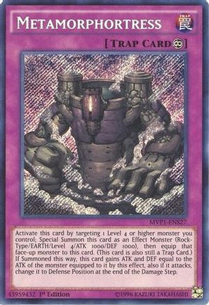Metamorphortress (Secret Rare) [MVP1-ENS27] 1st Edition