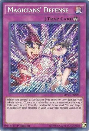 Magicians' Defense (Secret Rare) [MVP1-ENS28] 1st Edition