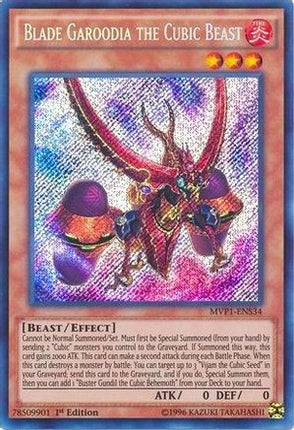Blade Garoodia the Cubic Beast (Secret Rare) [MVP1-ENS34] 1st Edition