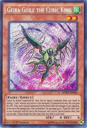 Geira Guile the Cubic King [MVP1-ENS36] Secret Rare