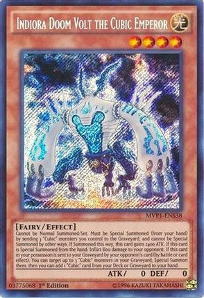 Indiora Doom Volt the Cubic Emperor (Secret Rare) [MVP1-ENS38] 1st Edition