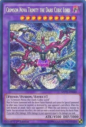 Crimson Nova Trinity the Dark Cubic Lord (Secret Rare) [MVP1-ENS40] 1st Edition