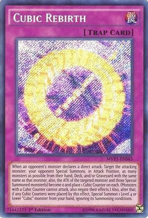 Cubic Rebirth (Secret Rare) [MVP1-ENS43] 1st Edition