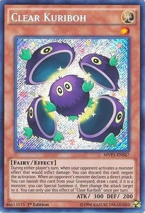 Clear Kuriboh (Secret Rare) [MVP1-ENS47] 1st Edition