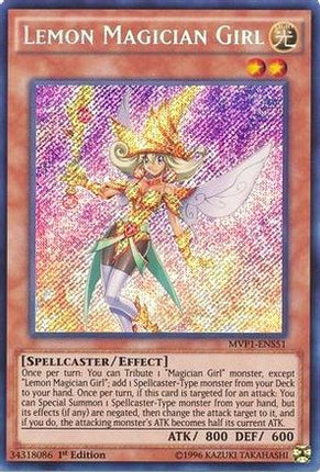 Lemon Magician Girl (Secret Rare) [MVP1-ENS51] 1st Edition