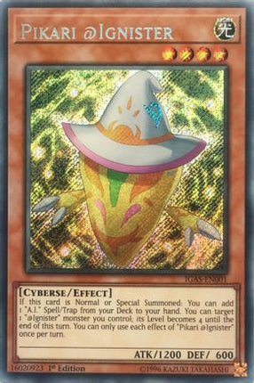 Pikari @Ignister (Secret Rare) [IGAS-EN001] Unlimited