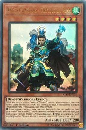 Ancient Warriors - Virtuous Liu Xuan (Ultra Rare) [IGAS-EN011] Unlimited