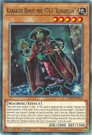 Karakuri Bonze mdl 9763 "Kunamzan" (Common / Short Print) [IGAS-EN014] Unlimited