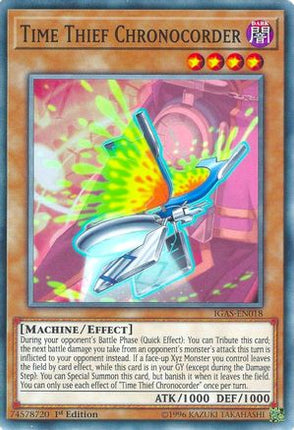 Time Thief Chronocorder (Common / Short Print) [IGAS-EN018] Unlimited