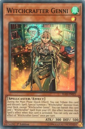 Witchcrafter Genni (Super Rare) [IGAS-EN021] Unlimited