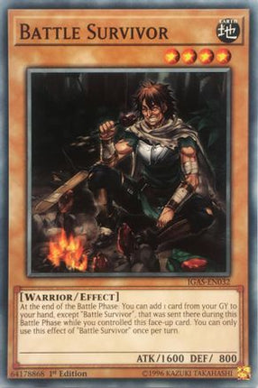 Battle Survivor (Common / Short Print) [IGAS-EN032] 1st Edition