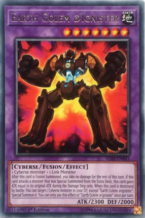 Earth Golem @Ignister (Rare) [IGAS-EN041] 1st Edition