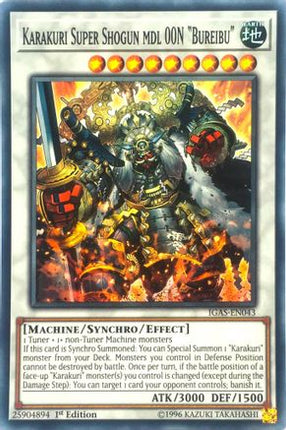 Karakuri Super Shogun mdl 00N "Bureibu" (Super Rare) [IGAS-EN043] 1st Edition