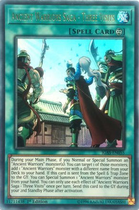 Ancient Warriors Saga - Three Visits (Ultra Rare) [IGAS-EN055] Unlimited