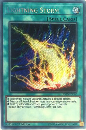 Lightning Storm (Secret Rare) [IGAS-EN067] Unlimited