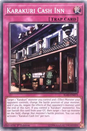 Karakuri Cash Inn (Common / Short Print) [IGAS-EN073] 1st Edition