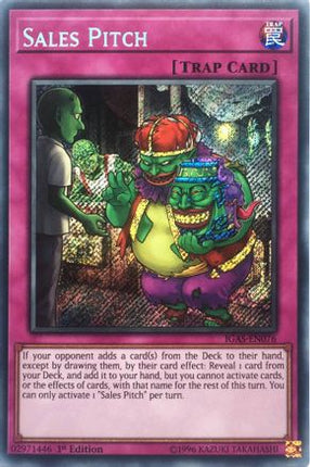 Sales Pitch (Secret Rare) [IGAS-EN076] 1st Edition