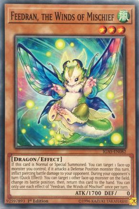Feedran, the Winds of Mischief (Common / Short Print) [IGAS-EN082] Unlimited