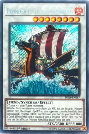 Plunder Patrollship Brann (Secret Rare) [IGAS-EN087] Unlimited