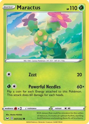 Maractus - 7/202 [SWSH01: Sword & Shield Base Set] Reverse Holofoil