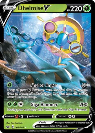 Dhelmise V - 9/202 [SWSH01: Sword & Shield Base Set] Holofoil