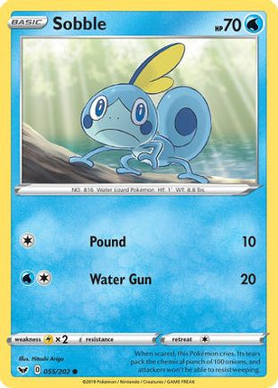 Sobble (055) - 55/202 [SWSH01: Sword & Shield Base Set]