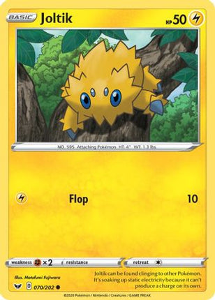 Joltik - 70/202 [SWSH01: Sword & Shield Base Set]