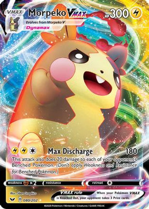 Morpeko VMAX - 80/202 [SWSH01: Sword & Shield Base Set] Holofoil