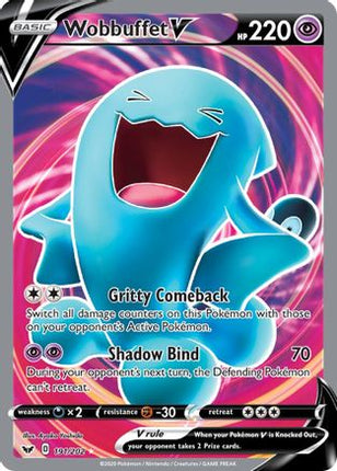 Wobbuffet V (Full Art) - 191/202 [SWSH01: Sword & Shield Base Set] Holofoil