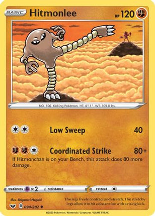 Hitmonlee - 94/202 [SWSH01: Sword & Shield Base Set]