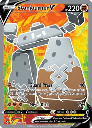 Stonjourner V (Full Art) - 193/202 [SWSH01: Sword & Shield Base Set] Holofoil