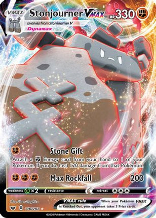 Stonjourner VMAX - 116/202 [SWSH01: Sword & Shield Base Set] Holofoil