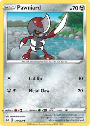 Pawniard - 133/202 [SWSH01: Sword & Shield Base Set]