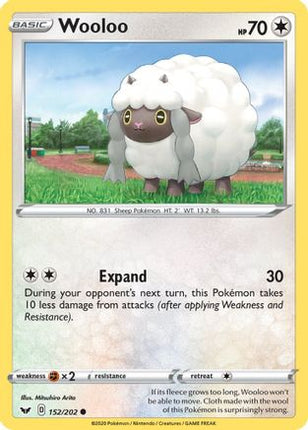 Wooloo (152) - 152/202 [SWSH01: Sword & Shield Base Set]