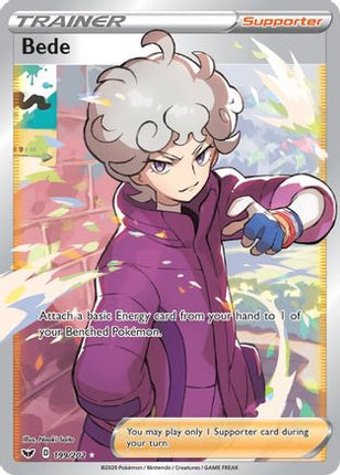 Bede (Full Art) - 199/202 [SWSH01: Sword & Shield Base Set] Holofoil