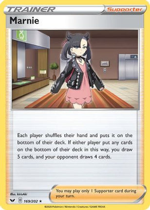 Marnie - 169/202 [SWSH01: Sword & Shield Base Set] Reverse Holofoil