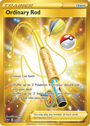 Ordinary Rod (Secret) - 215/202 [SWSH01: Sword & Shield Base Set] Holofoil
