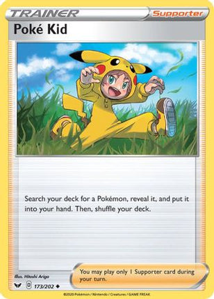 Poke Kid - 173/202 [SWSH01: Sword & Shield Base Set] Reverse Holofoil