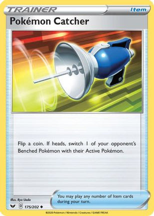 Pokemon Catcher - 175/202 [SWSH01: Sword & Shield Base Set] Reverse Holofoil