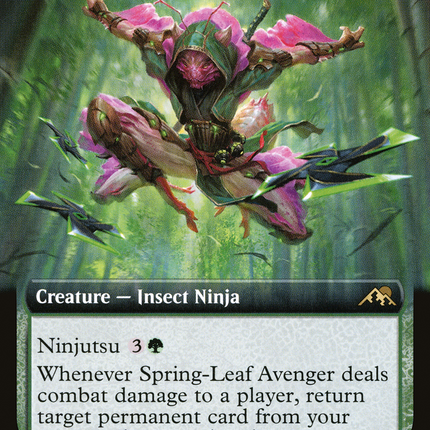 Spring-Leaf Avenger (Extended Art) [Kamigawa: Neon Dynasty]