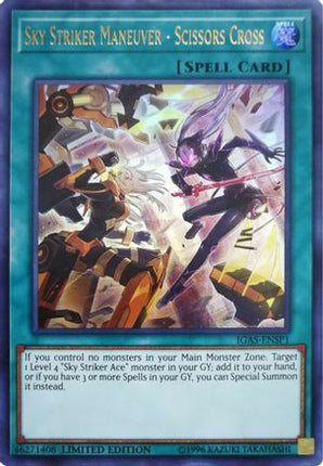 Sky Striker Maneuver - Scissors Cross (IGAS-ENSP1) (Ultra Rare) [IGAS-ENSP1] Limited