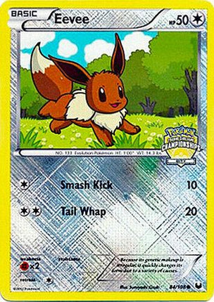 Eevee - 84/108 (City Championships) [League & Championship Cards] Reverse Holofoil